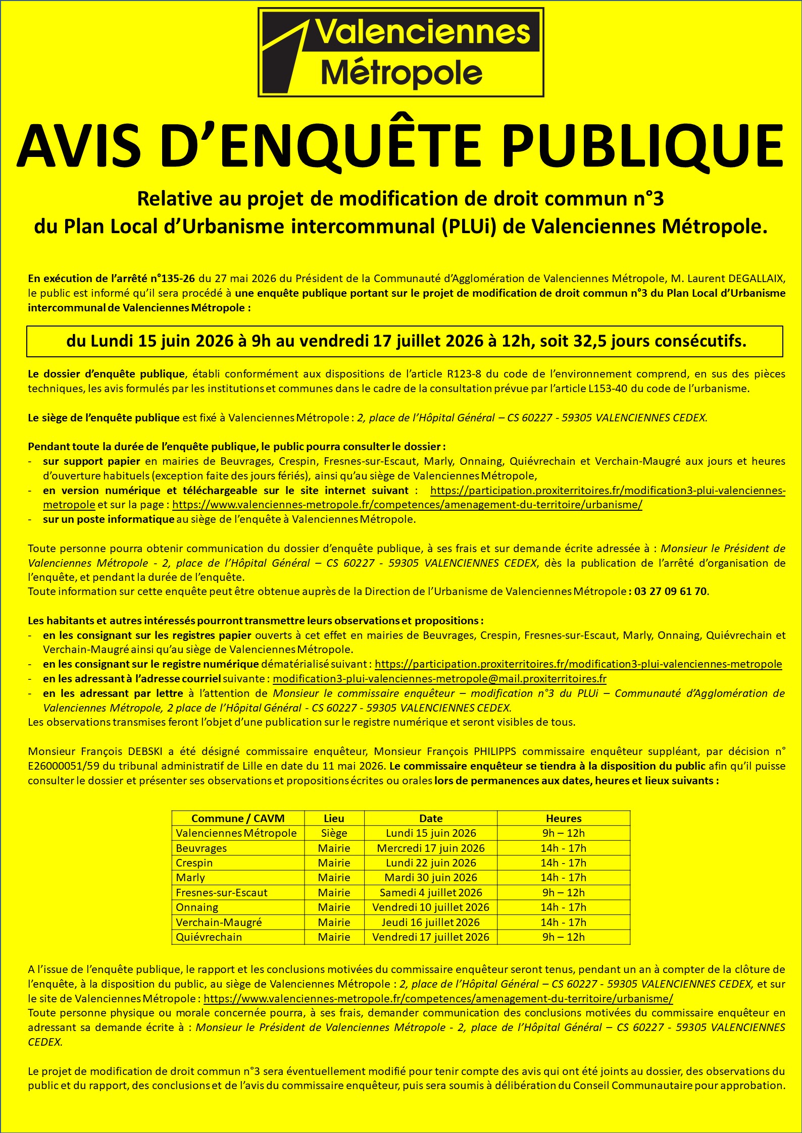 URB AFF AVIS ENQUETE PUBLIQUE MDC3